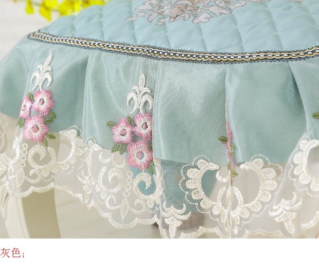 Ghế ăn đệm đặt vải chống trượt ghế nhà bìa châu Âu đơn giản hiện đại tươi vườn khăn trải bàn ăn ghế bọc đệm - Ghế đệm / đệm Sofa thảm lót ghế sofa