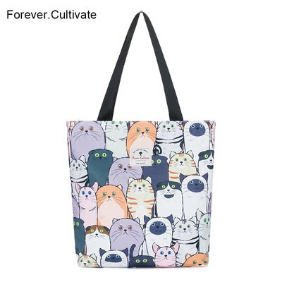 Forever cultivate cat shoulder bag girls' summer hand bag fashionable student class bag