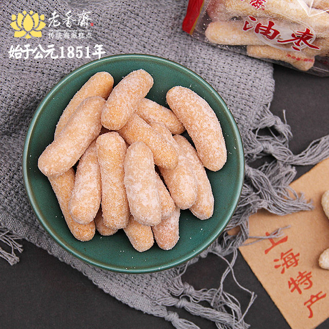 Lao Xiangzhai Shanghai Specialty Glutinous Rice Sticks, Oil-Dipped Dates, Glutinous Rice Sticks, Oil-Dipped Beijing Sweets, Traditional Nostalgic Snacks