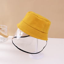 Baby protective cap face mask anti-droplet protective hat child baby face mask isolation epidemic prevention mask cap