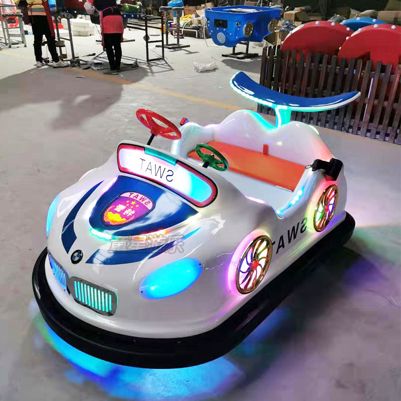 Square Park Double battery electric toy car Beetle Mimi bumper car Ice indoor children's play equipment