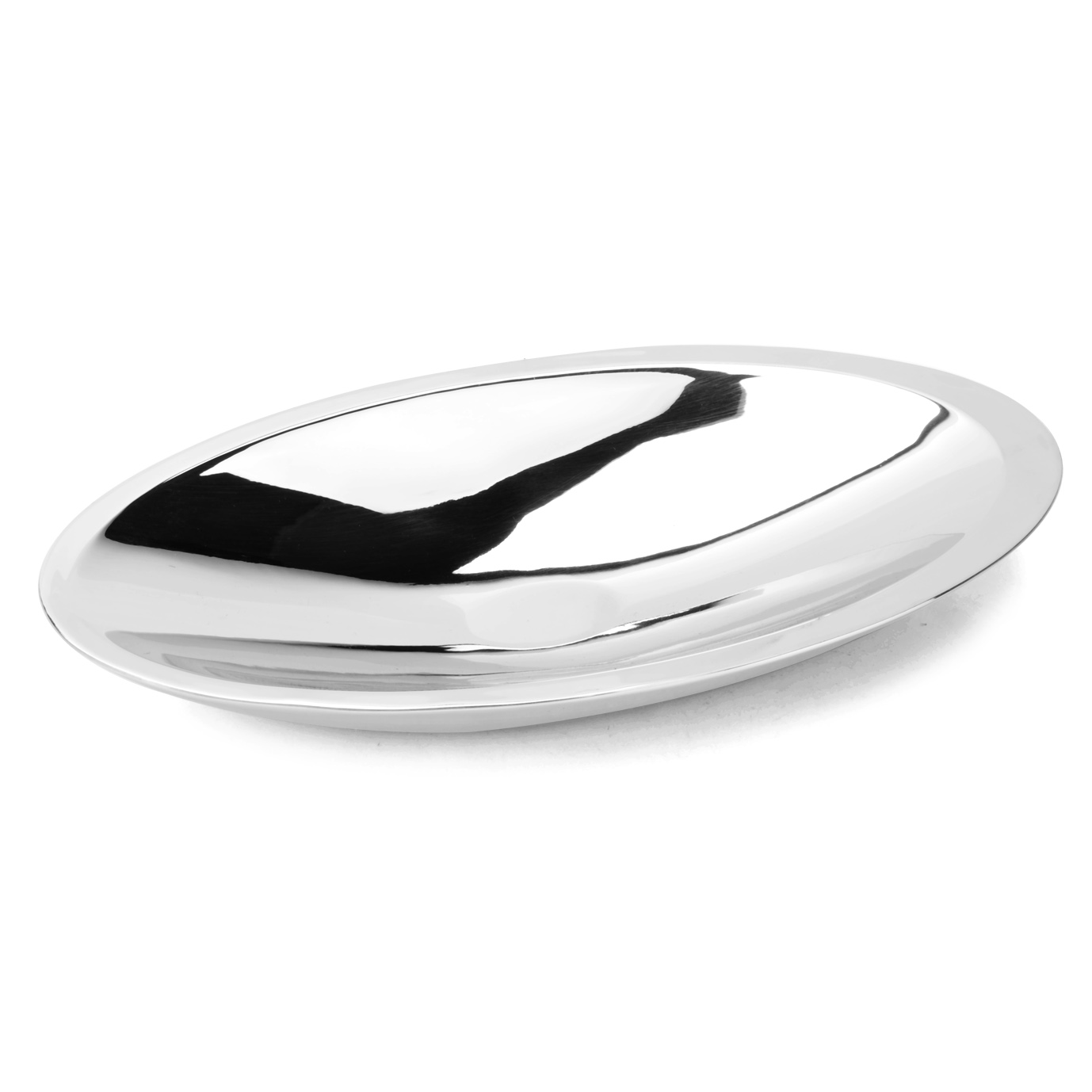 Thickened Double stainless steel cocoon shaped refreshment tray European-style small fruit tray nightclub Fashion candy tray dried fruit tray