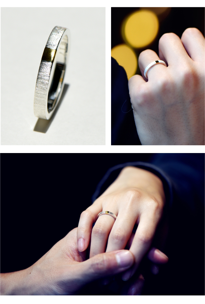 Bague mixte en Matiere mixte - Ref 3088633 Image 15