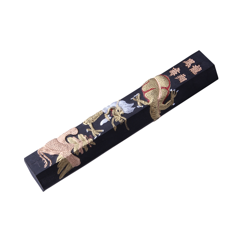 S0004 書道★未使用★文房具★中国書画墨★曹素功監製★龍翔鳳舞