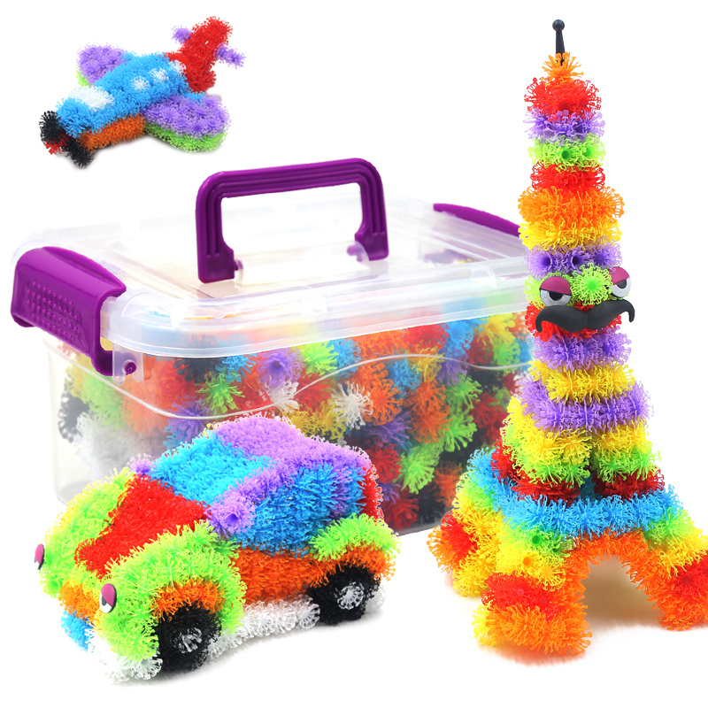 sticky building blocks