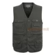 Mùa xuân và mùa thu vest vải cotton giặt nhiều túi trung niên ngoài trời chụp ảnh giải trí câu cá vest vest vest nam áo vest nam tuổi 50