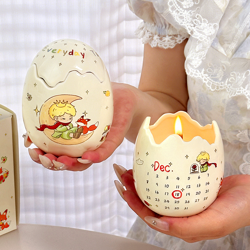 [Little Prince Series Gift] Hatching Birthday Egg Candle Aromatherapy, a Meaningful Birthday Gift for Female Friends
