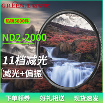  Greener adjustable dimming mirror ND mirror 43 46 49 52 55 58 67 72 77 82mm Medium gray density mirror ND2-2000 filter