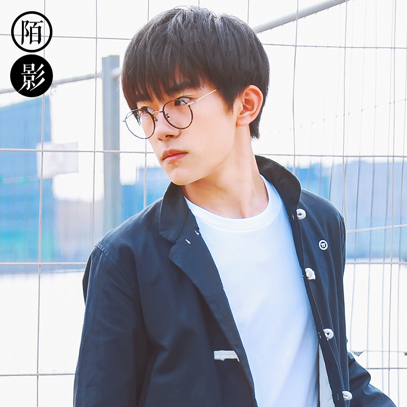 Stars Same RADIATION PROTECTION GLASSES FEMALE TIDE CELL PHONE COMPUTER ANTI-BLUE LIGHT EYE PING MIRROR ROUND FRAME NEARSIGHTEDNESS GLASSES MAN