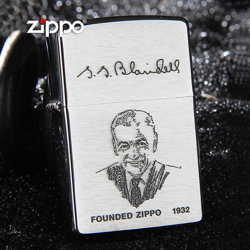 Zippo lighter original genuine limited drawing founder signature 200FL lettering windproof lighter
