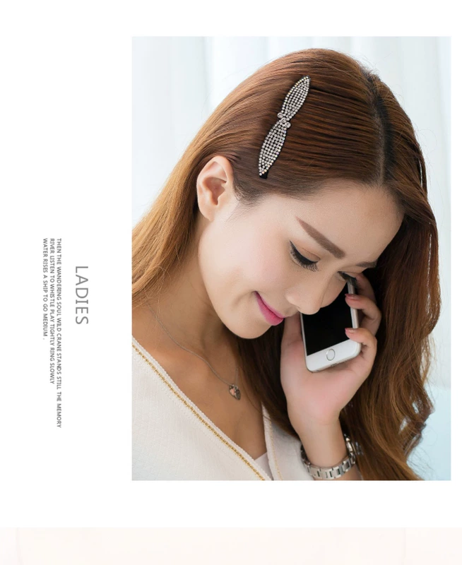 Chải tóc kẹp tóc mũ nón Hàn Quốc dành cho người lớn rhinestone clip tóc hoang dã chống trượt cắm lược bangs lược tươi đầu clip phụ kiện tóc phụ kiện tóc hàn quốc