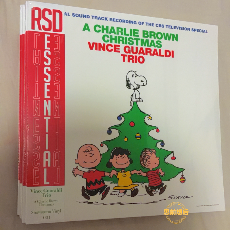 In Stock Snoopy Charlie Brown Christmas Peanuts Comic Rsd Limited Edition Snowflake Vinyl 1Lp Black Vinyl