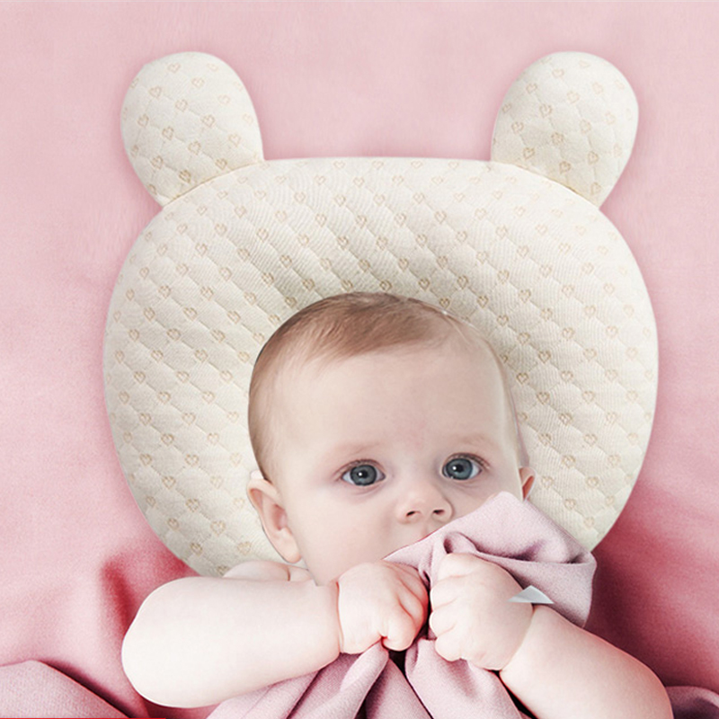Baby pillow baby head pillow 0-1 year old newborn four seasons universal latex pillow