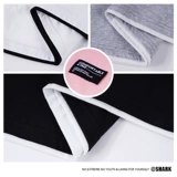 鲨鱼头 Трендовый комплект, хлопковая футболка, в корейском стиле, подходит для подростков, короткий рукав