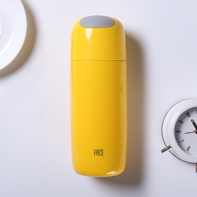 Face保温杯男女士学生可爱简约杯子316不锈钢大容量便携定制水杯