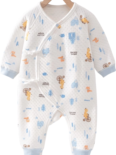 童泰 Демисезонное детское удерживающее тепло боди для новорожденных подходит для мужчин и женщин для девочек, 0-3 мес., увеличенная толщина