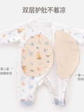 童泰 Демисезонное детское удерживающее тепло боди для новорожденных подходит для мужчин и женщин для девочек, 0-3 мес., увеличенная толщина