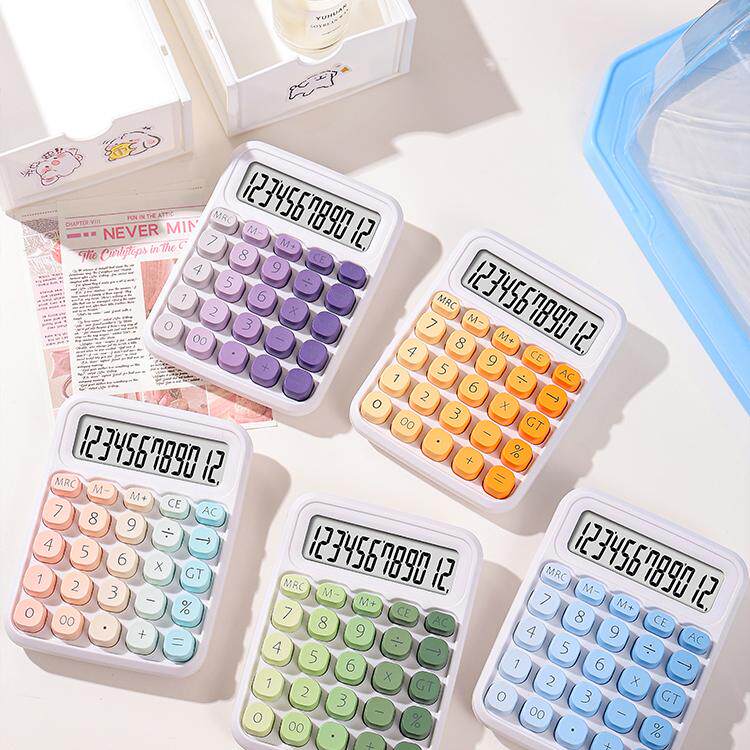 High-Appearance Calculator, Gradient Color with Voice, Popular Influencer Style, Student Exam, Office, Financial Calculation Tool, Compact, Portable, Voice-Enabled Electronic Calculator, Specialized Multifunctional