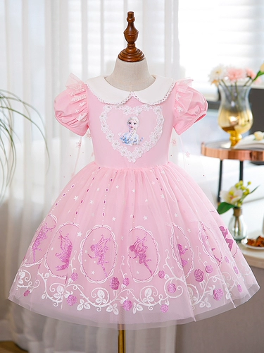 Осенний наряд маленькой принцессы, осеннее платье, детская юбка, коллекция 2023, «Холодное сердце»