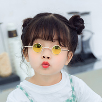 Childrens photography props Small frame round retro sunglasses Prince mirror mini hip-hop glasses studio photography national tide