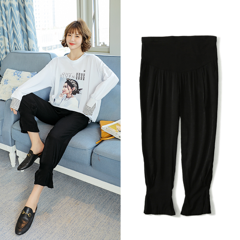 Maternity clothing spring and autumn spring out fashion maternity pants Spring and summer thin loose T-shirt sweater top