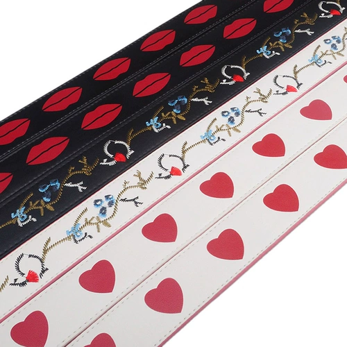 Длинные бретели, рюкзак, сумка, ремешок для сумки на одно плечо, аксессуары, с вышивкой