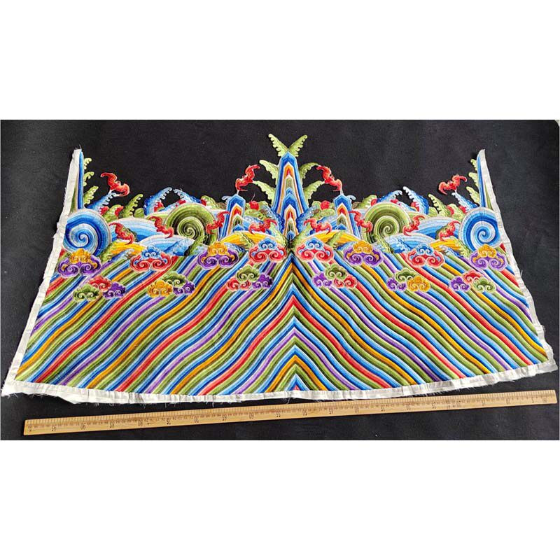 Jiangyu sea embroidery towards clothing under clothing accessories Qinghan Yunwave skirt