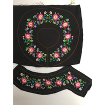 Ethnic collar shoulder collar circle chest embroidery embroidery piece fabric