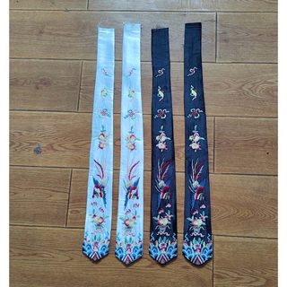 River cliff and sea water pattern embroidered phoenix and water wave embroidered ribbon