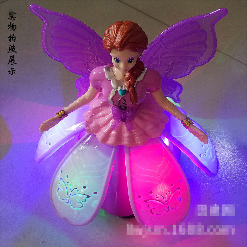 Children's electric dancing robot dances rotates girl boy toys 0 - 3 years old girl baby music toys