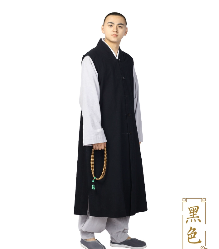 Shang Yuan Shang Yuan cotton mười màu truyền thống 僧 quần áo dài gamma vest áo vest dài quần áo vòng hoa 麻 chất đầy bông áo ba lỗ tập gym