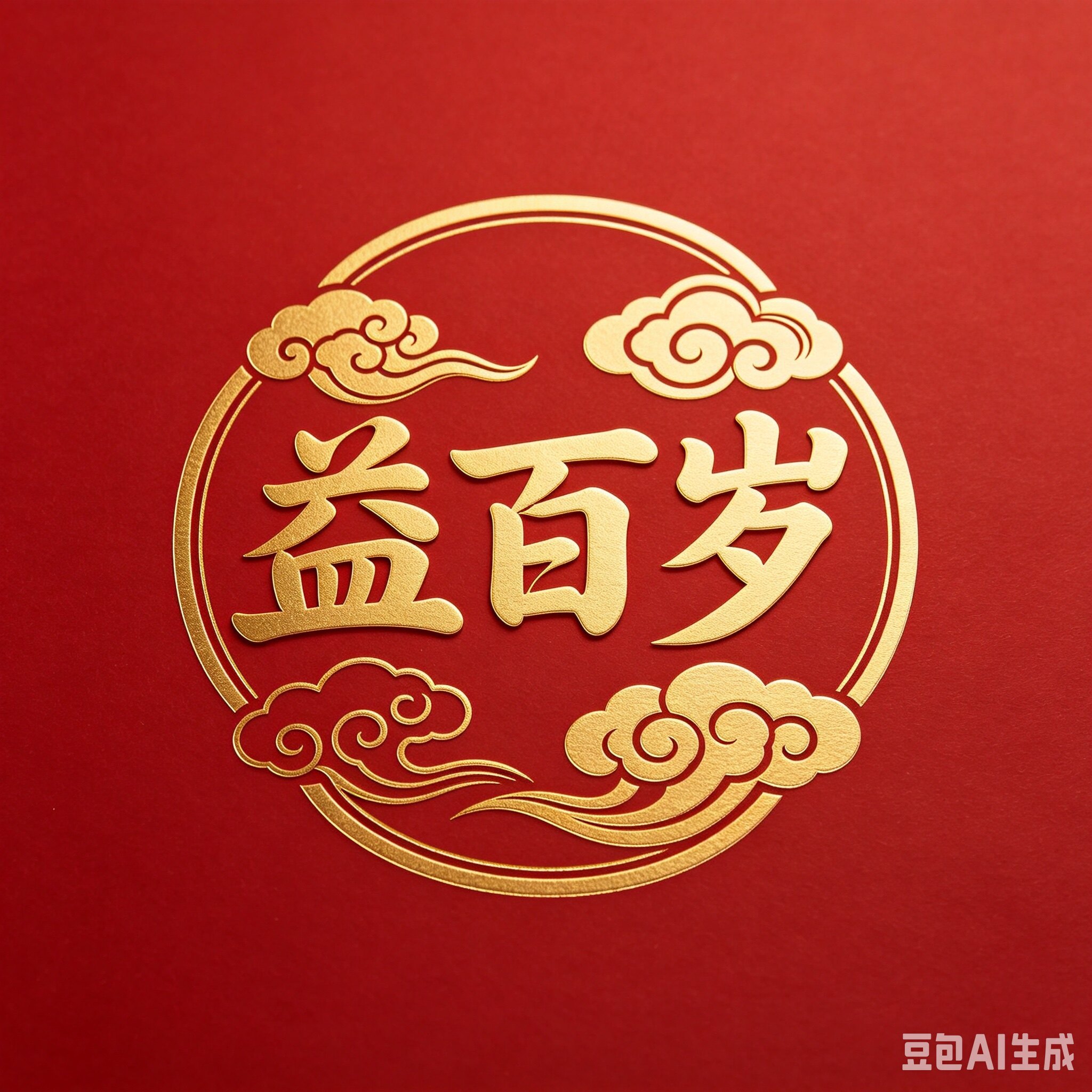 益百岁电视购物总店的LOGO