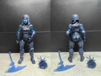 3,75-дюймовая голубая девушка