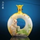 Jingdezhen lọ rượu bằng gốm lọ 3 kg 5 kg 琅 màu 12 Cung hoàng đạo trang trí rượu ly rượu vang cao cấp