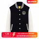 Ohlyah brand Korean casual jacket couple women's baseball uniform cardigan button top student cotton large size