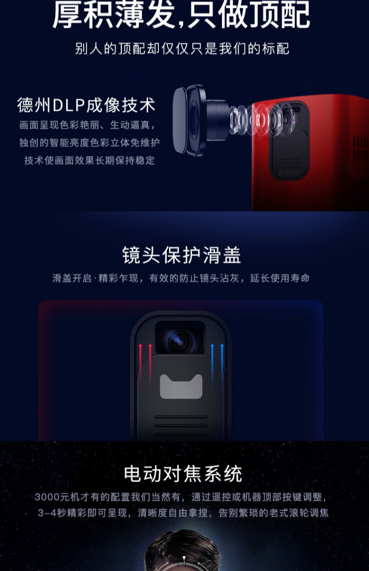 Micro-M200 micro máy chiếu gia đình điện thoại di động nhỏ Android wifi không dây mini HD 1080 - Máy chiếu máy chiếu bluetooth