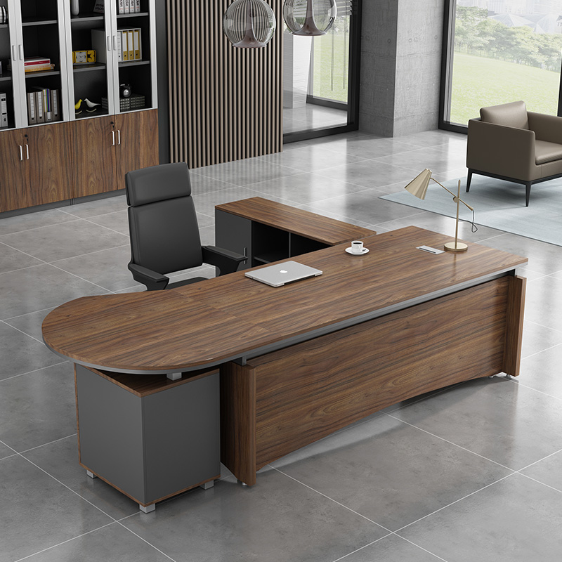 Nachen boss desk manager large class desk president simple modern semicircle desk combination supervisor furniture