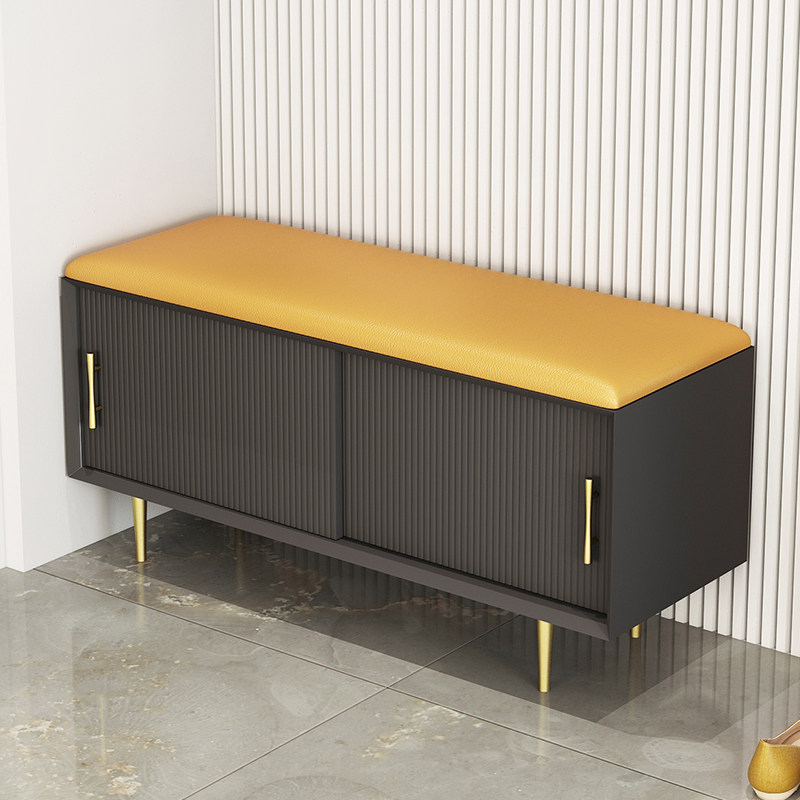Yi Cung Changcheng shoe stool household door soft bag cushion in door can wear shoe stool as a multi-functional inbound shoe cabinet frame
