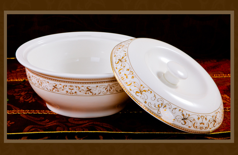 Dishes suit household combination of European jingdezhen ipads porcelain tableware Dishes chopsticks Chinese ceramic bowl Dishes for dinner