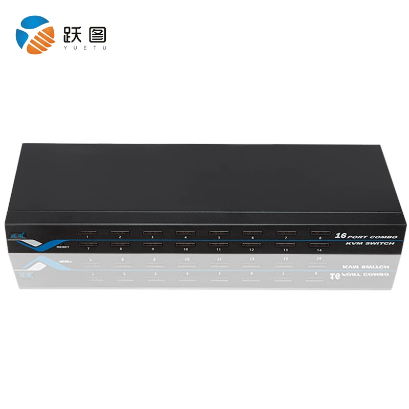 跃图 [ATD-2016IP远程控制切换器16口1U机架OSD自动切换IPKVM切换器]