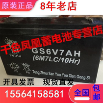 FeiHu蓄电池 GS6V7AH 玩具车 儿童电动车 飞虎电池6M7LC 10Hr