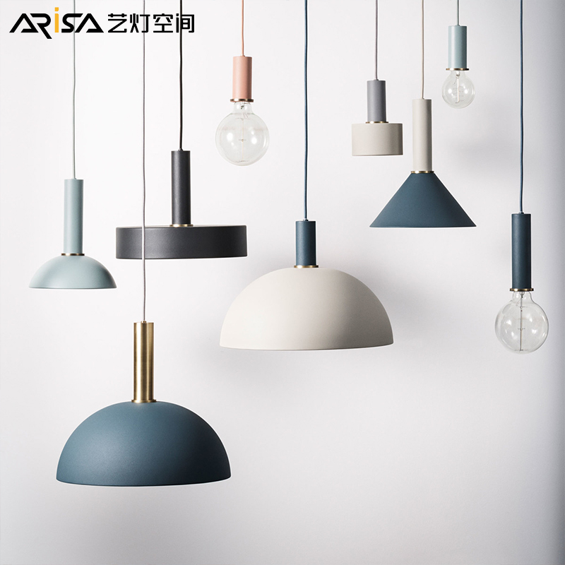 Nordic Modern Minimalist Design Themed Dining Room Light Chandelia Café Bar Headroom Bedside Macaron Small Chandelia