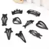 Yanyan baby Korean children black small hair clip BB clip side clip bangs hair clip Girls hair accessories hair accessories