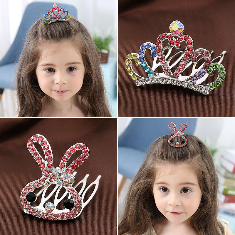 crown hair clip for baby girl