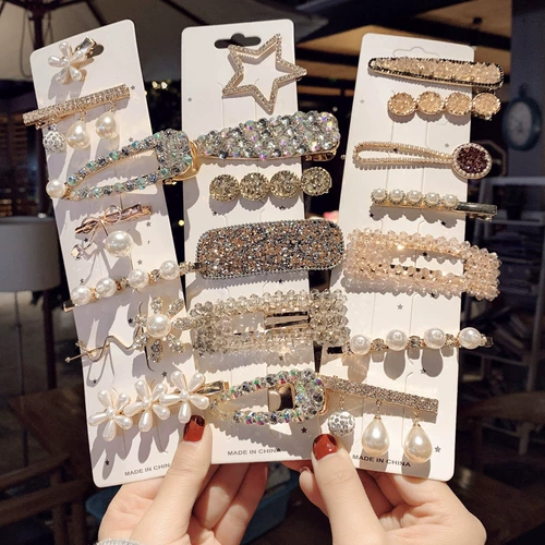 Шпильки для волос, заколка для волос, челка, аксессуар для волос, популярно в интернете, простой и элегантный дизайн