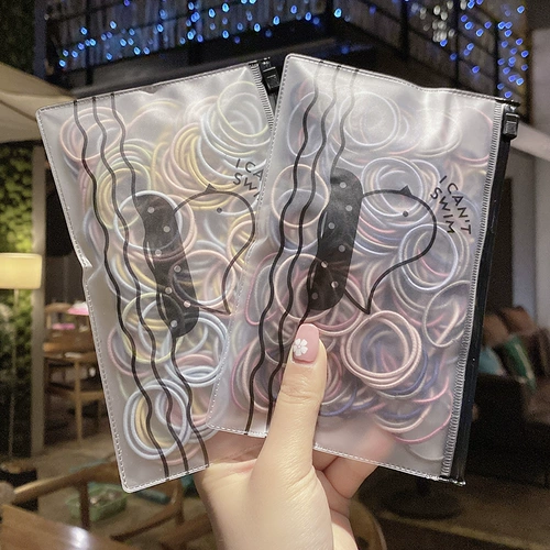 Детский безвредный аксессуар для волос, эластичная резинка для волос, простой и элегантный дизайн, не повреждает волосы