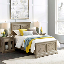 American solid wood bed Children bed 1 2 meters boy single bed 1 5 teenagers bed modern simple small apartment furniture