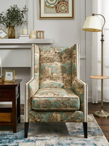 New American Country Single sofa Sofa Chair Tiger Chair Deer Garden Shallo Leisure Chair Decent Board Room Villa Designer Customize