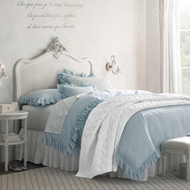 American solid wood bed Children bed 1 2 meters single bed boy girl bed French light luxury ivory white custom furniture