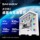 Космическая капсула Sahara Space Capsule 3 комната с видом на море шасси MATX компьютер DIY белый игровой настольный хост с полным боковым проницаемым водяным охлаждением mini 2
